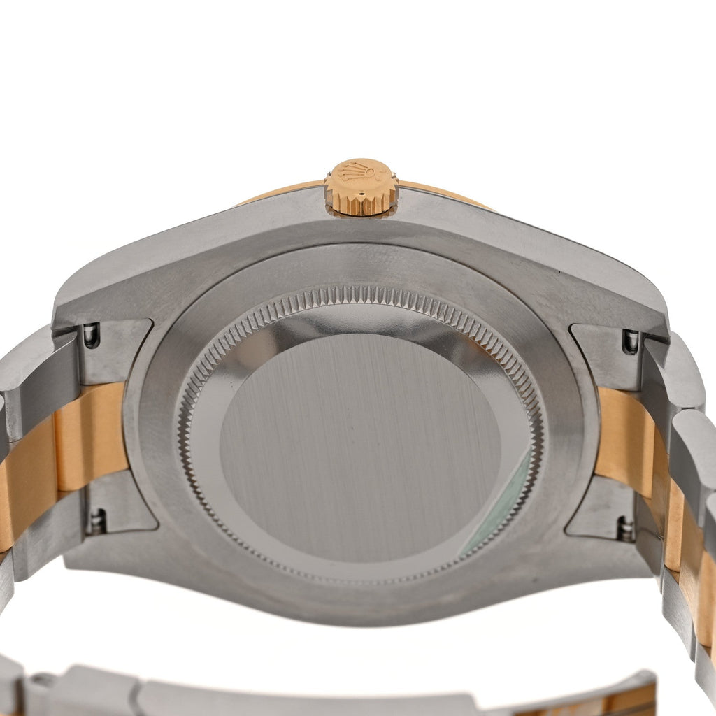 Stainless Steel 18K Yellow Gold Diamond 41mm Oyster Perpetual Datejust II Watch Champagne 116333