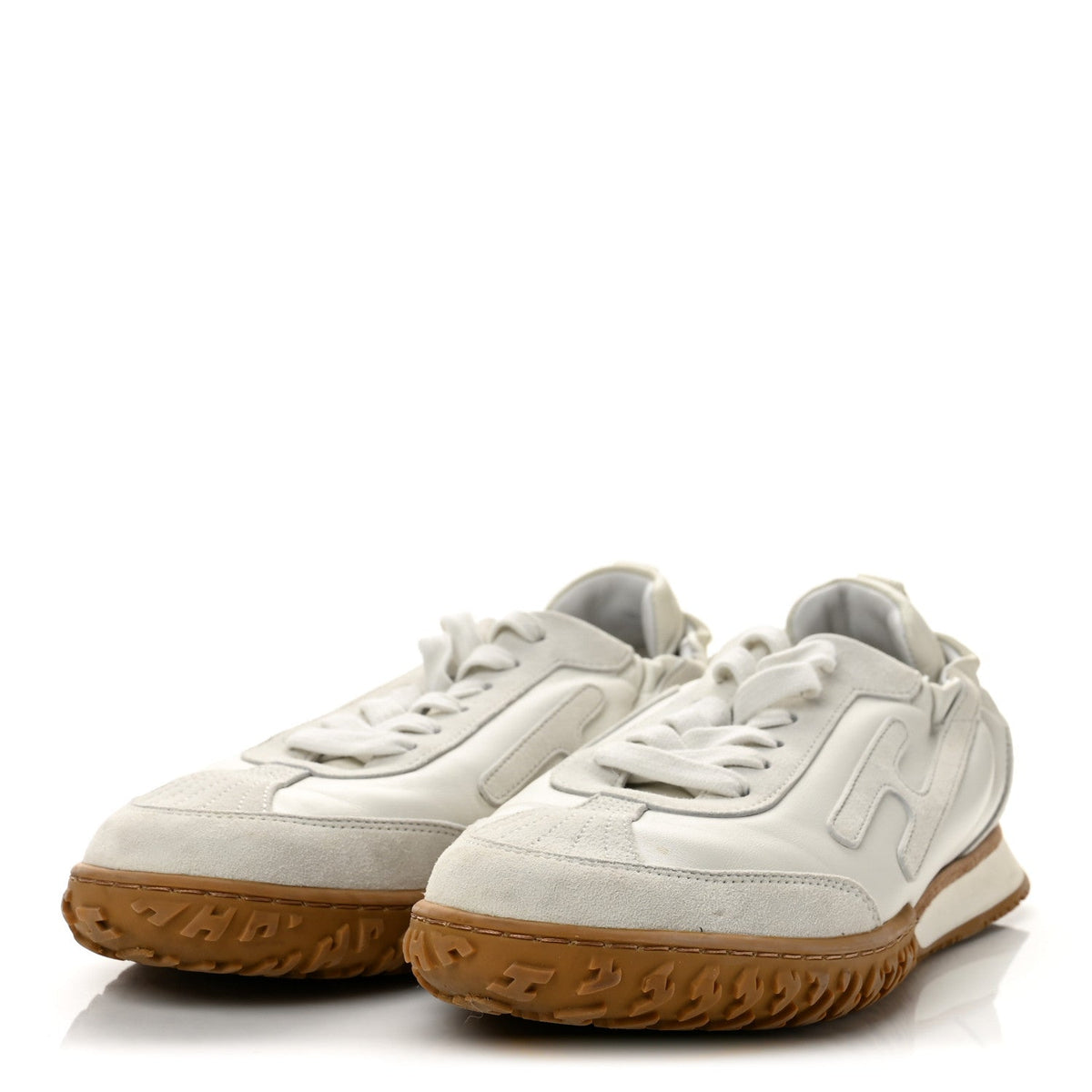 Nappa Suede Goatskin Jet Sneakers 38 White
