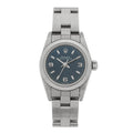 Stainless Steel 24mm Oyster Perpetual Watch Blue 76080