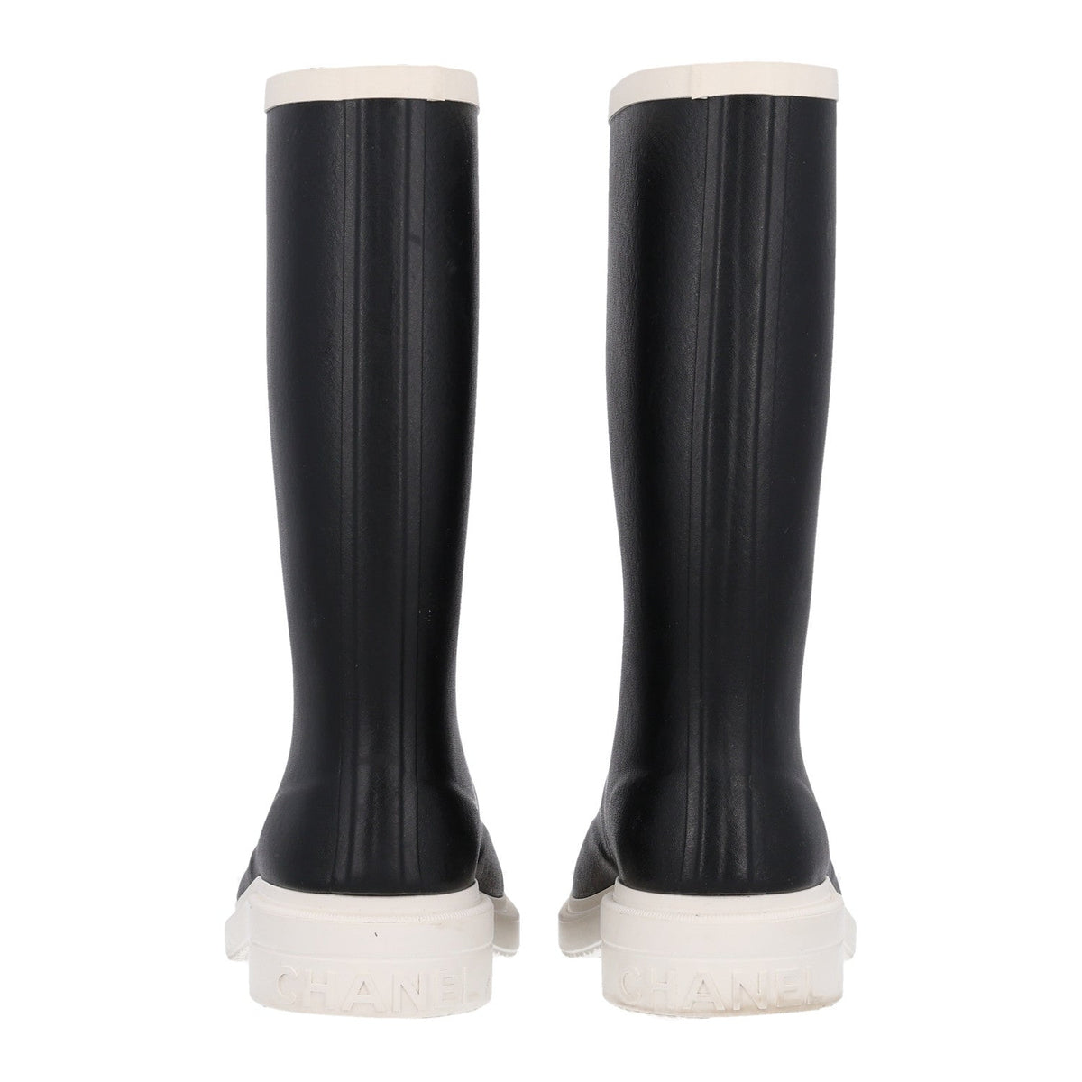 Caoutchouk CC High Boots 39 Black White