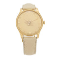 Stainless Steel Calfskin 36mm G-Timeless Bee Quartz Watch White