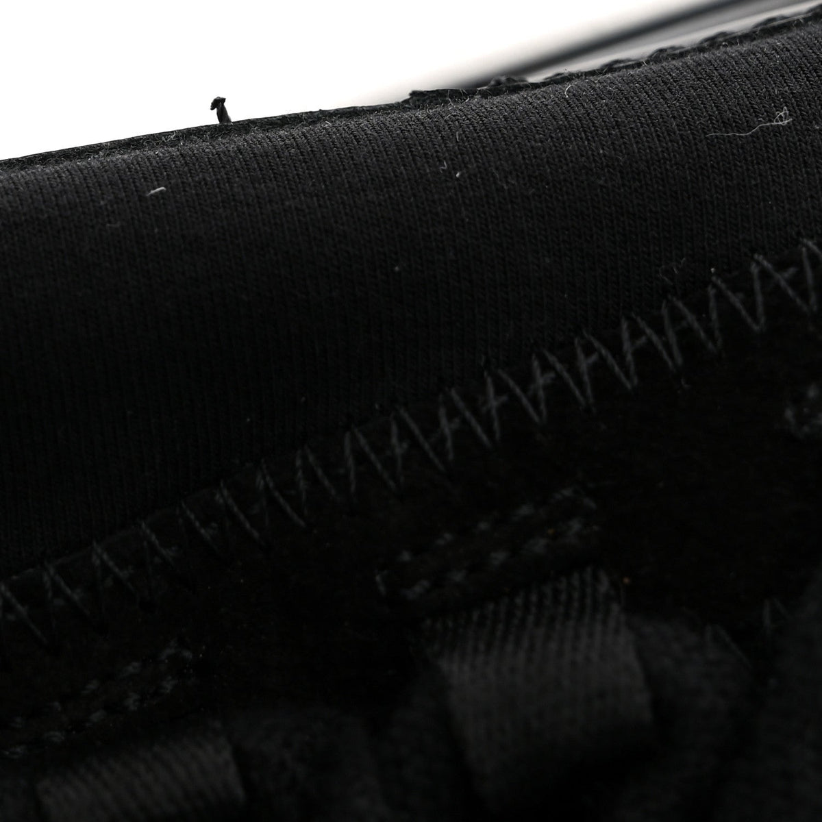 Velvet Calfskin Mixed Fibers CC Sneakers 40 Black