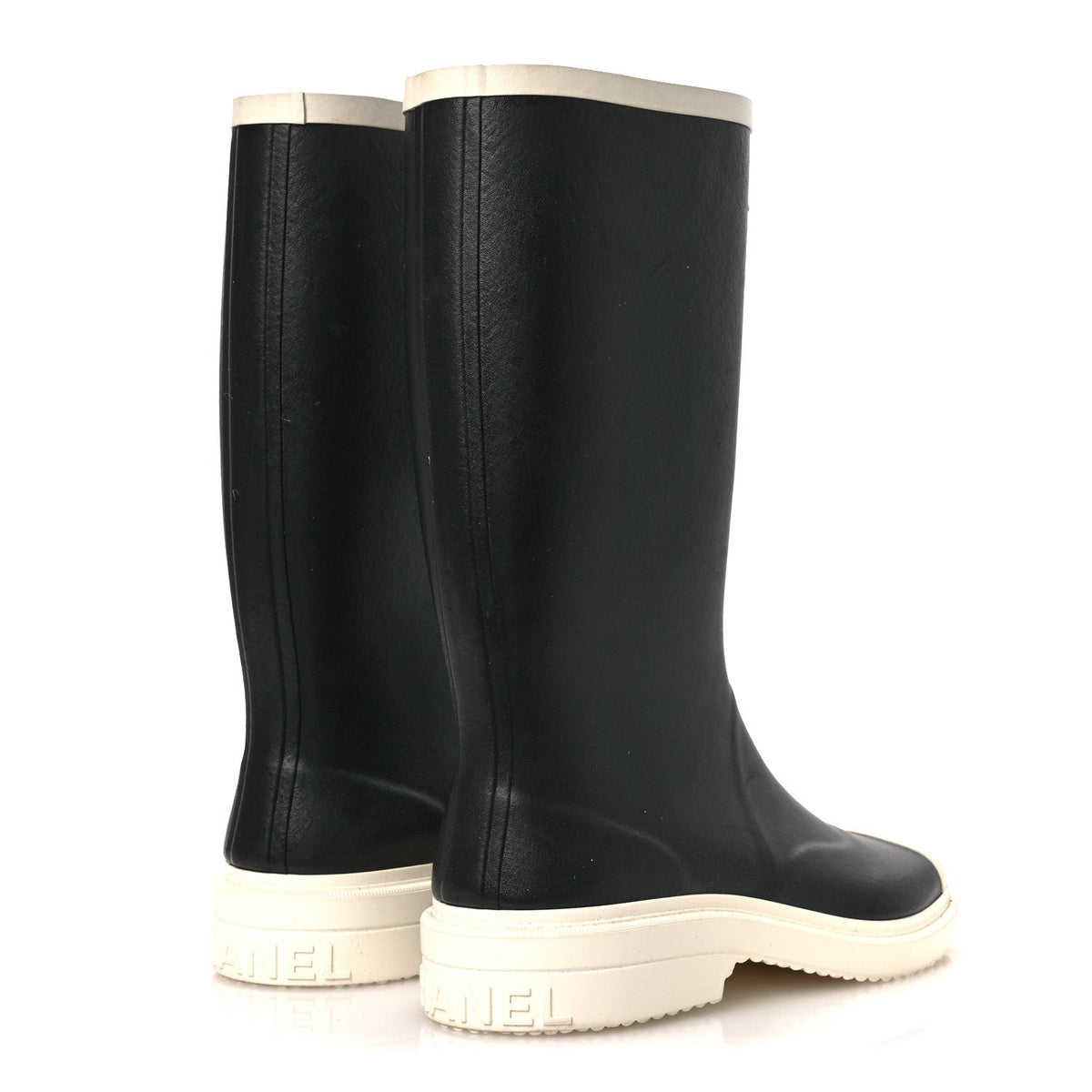 Caoutchouk CC High Boots 41 Black White