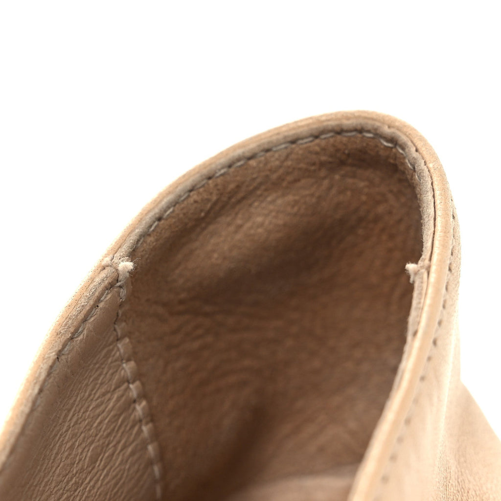 Lambskin CC Espadrilles 37 Beige Black