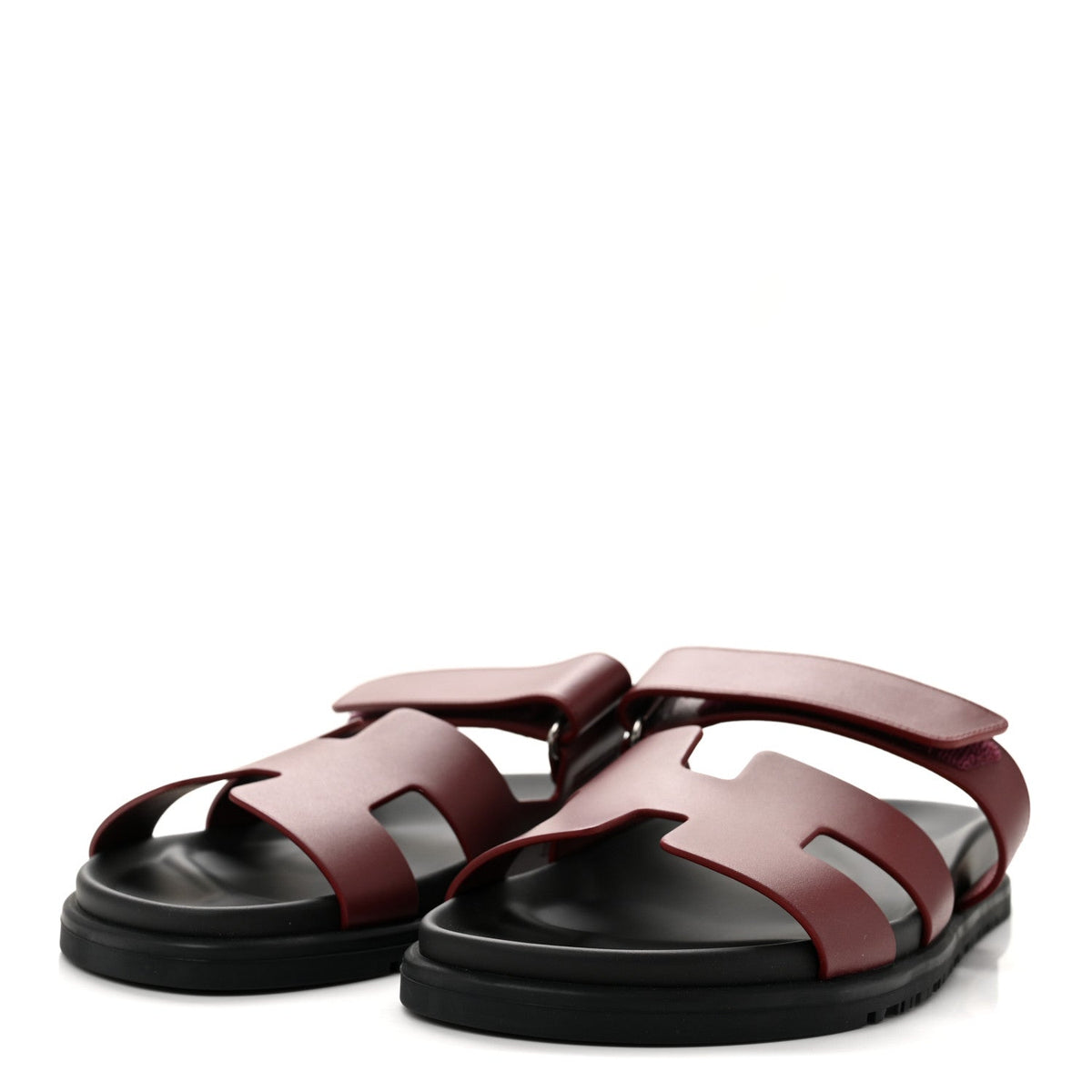 Calfskin Womens Chypre Sandals 39.5 Rouge H