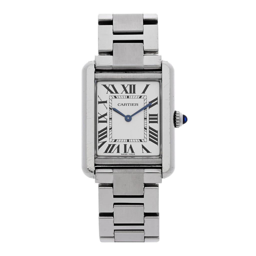 Stainless Steel 24mm Tank Solo Quartz Watch