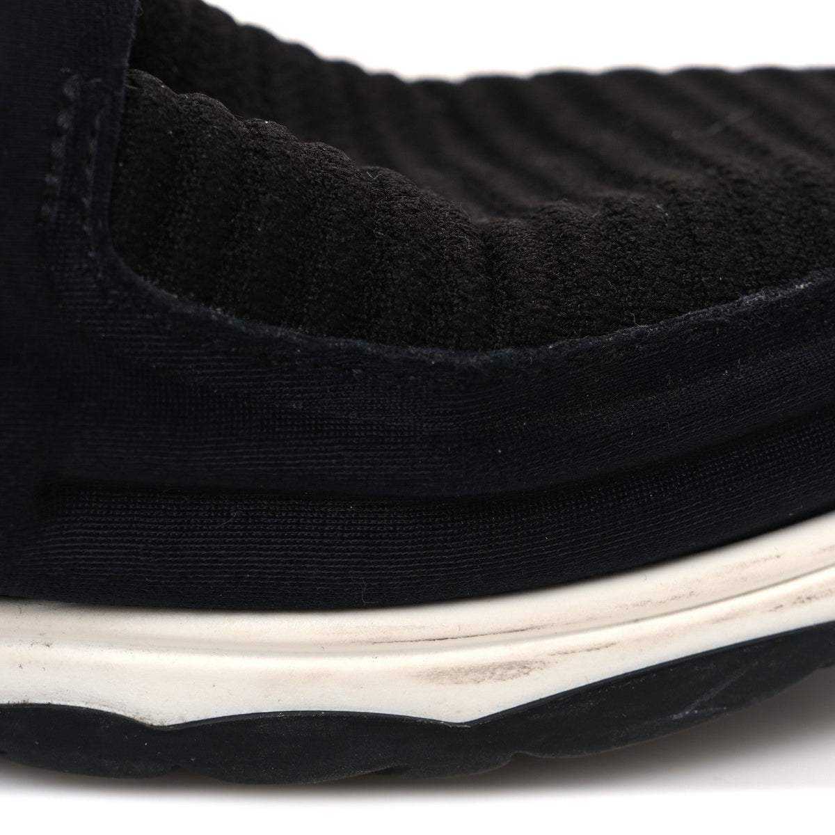 Stretch Fabric CC Sneakers 36 Black