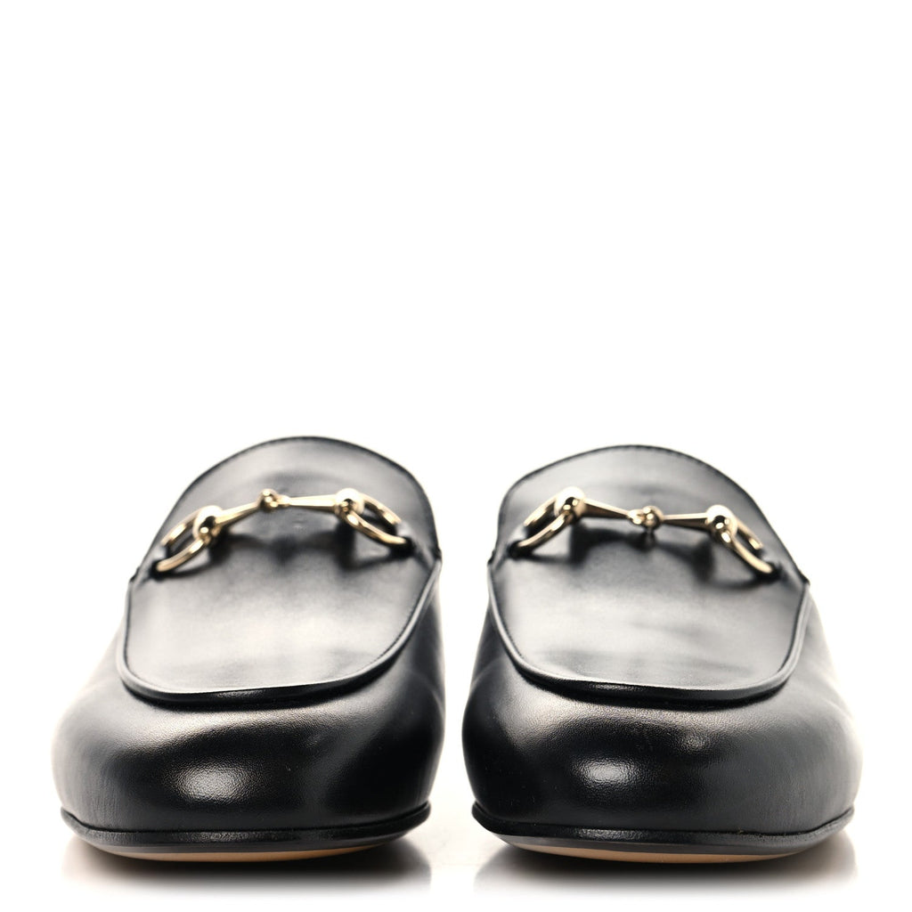Calfskin Womens Princetown Slippers 37 Black