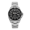 Stainless Steel 41mm Oyster Perpetual Submariner Date Watch Black 126610LN