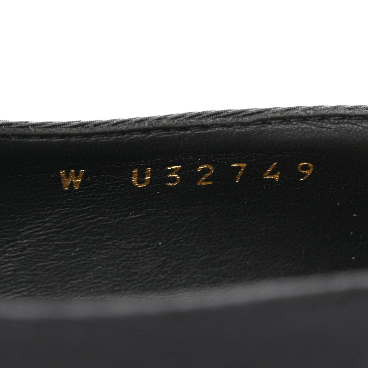 Grosgrain Cap Toe Uniform Pumps 35 Black