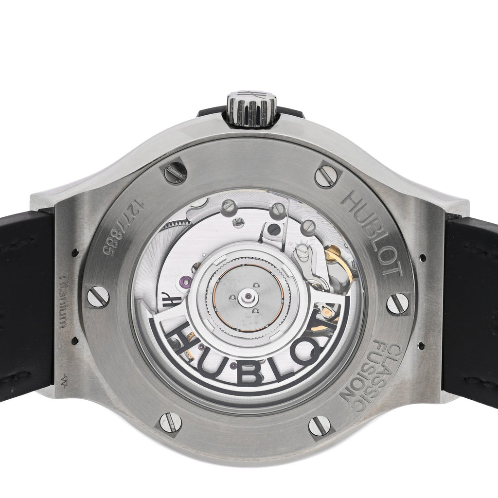 Titanium Alligator 38mm Classic Fusion Automatic Watch Black 565.NX.1171.LR