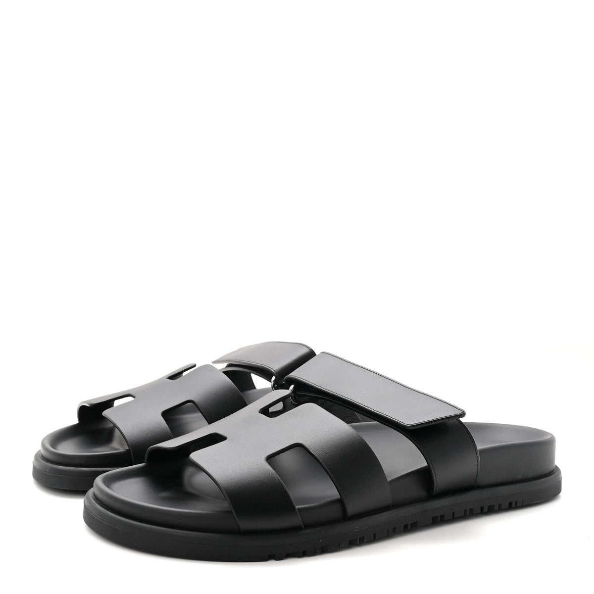 Calfskin Womens Chypre Sandals 39 Black