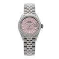 Stainless Steel 18K White Gold 28mm Oyster Perpetual Datejust Watch Pink 279174