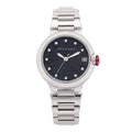 Stainless Steel Diamond 33mm Blue Aventurine Lucea Automatic Watch