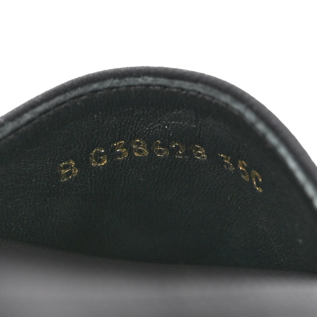 Neoprene Patent Calfskin Pearl CC Espadrilles 35 Black White