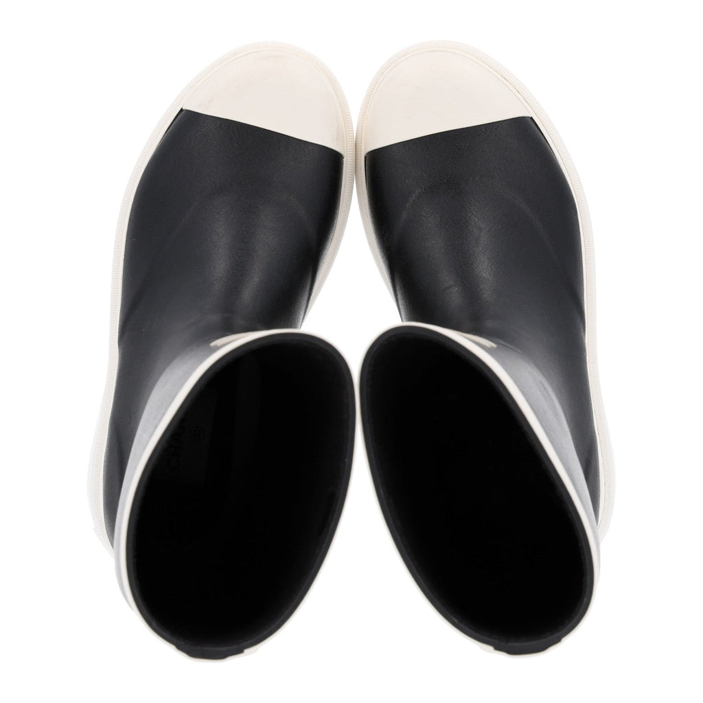 Caoutchouk CC High Boots 39 Black White