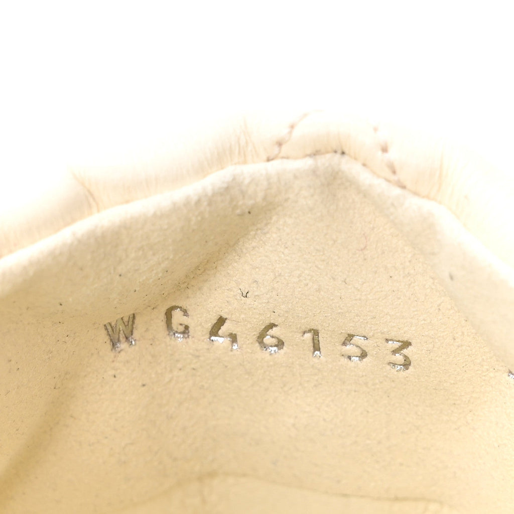 Lambskin Quilted CC Chain Espadrille Mules 41 Ivory