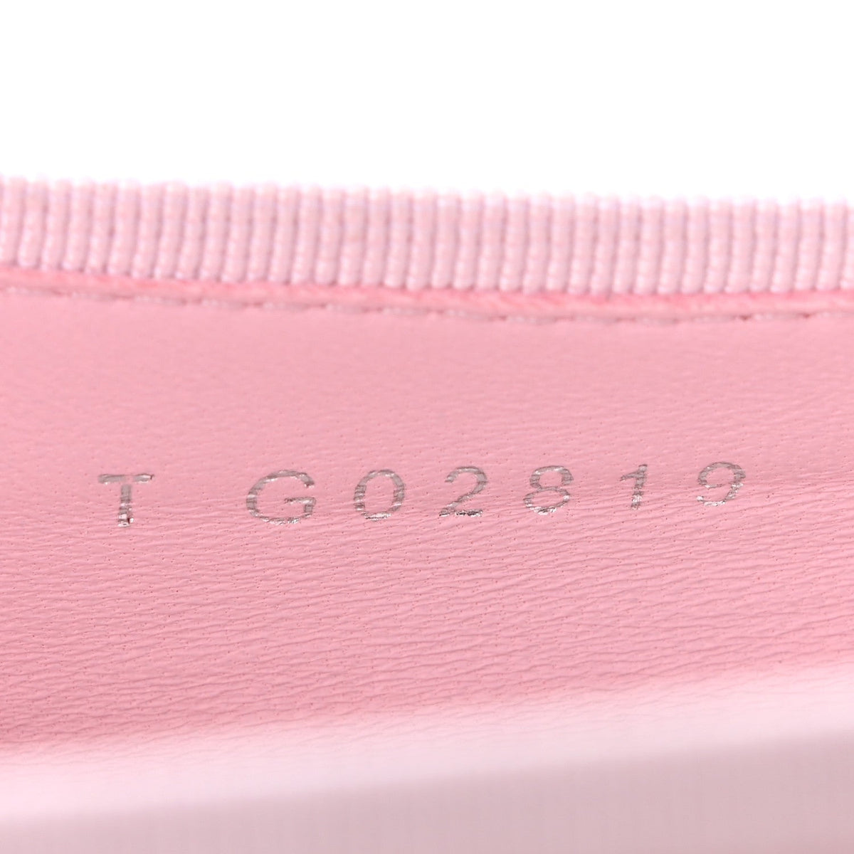 Patent Calfskin Cap Toe CC Ballerina Flats 36.5 Light Pink Dark Pink