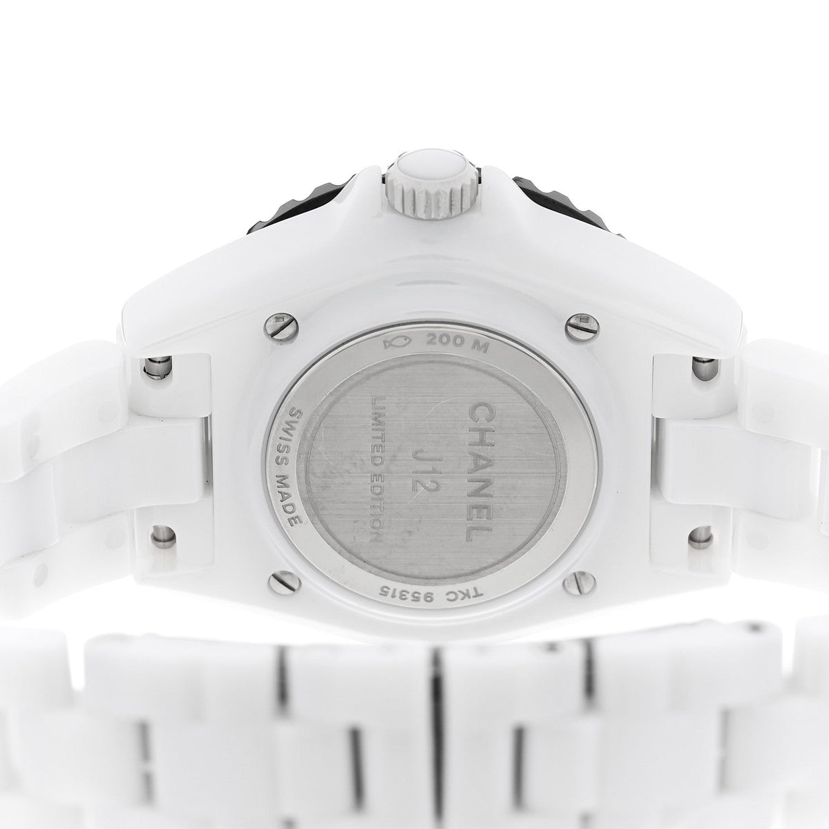 Stainless Steel Ceramic 33mm J12 Limited Edition Couture Quartz Watch White