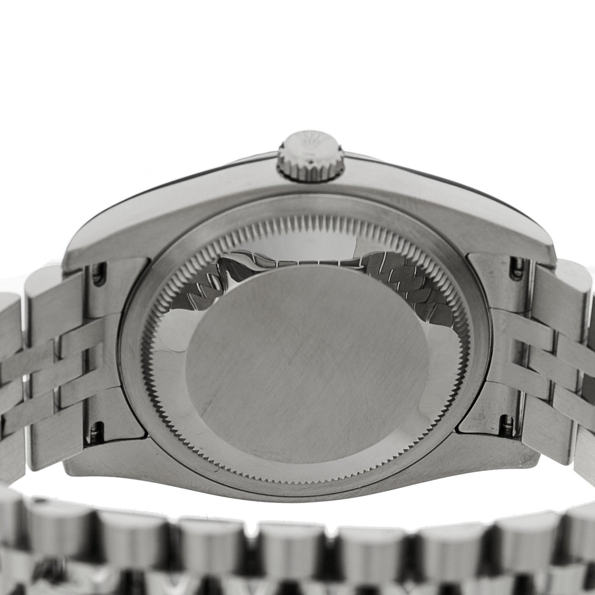 Stainless Steel 18K White Gold Diamond 36mm Oyster Perpetual Datejust Watch Blue Jubilee 116234
