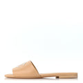 Lambskin Pearl CC Sandals 39 Black