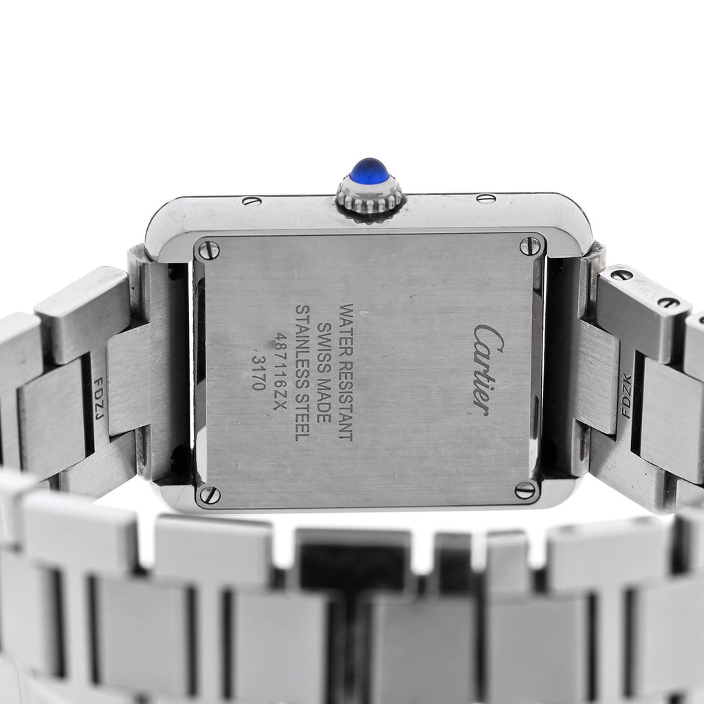 Stainless Steel 24mm Tank Solo Quartz Watch