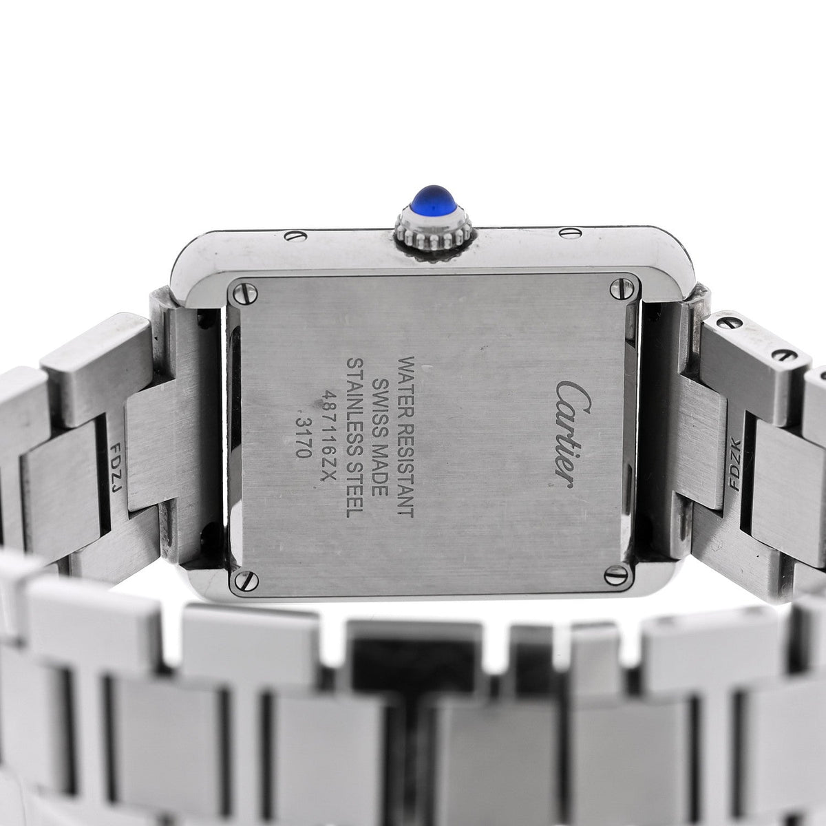 Stainless Steel 24mm Tank Solo Quartz Watch