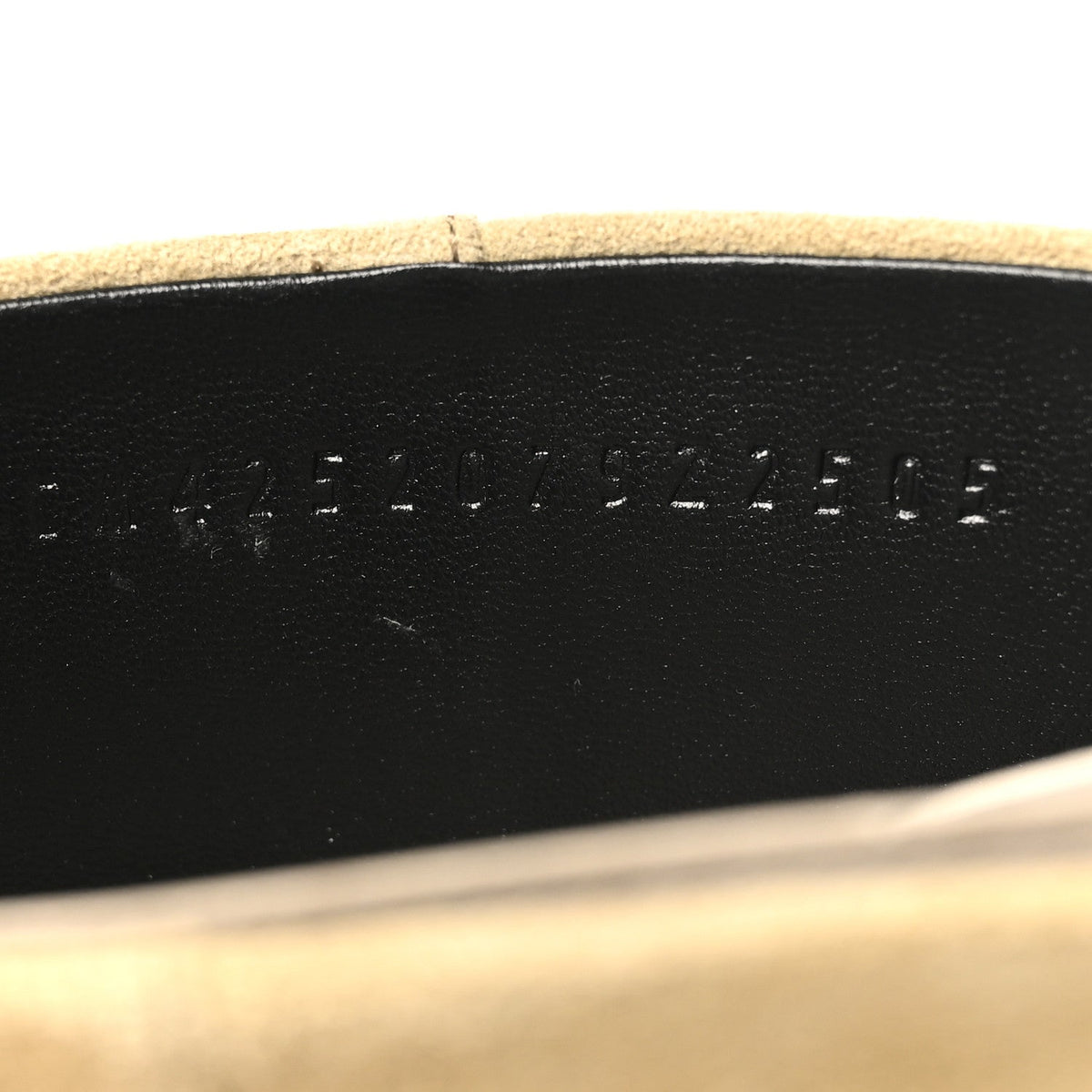 Suede Calfskin Lisiere 90 Boots 38 Beige Lin