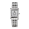 Stainless Steel Diamond Mother of Pearl 17.2mm Heure H Hour Quartz Watch