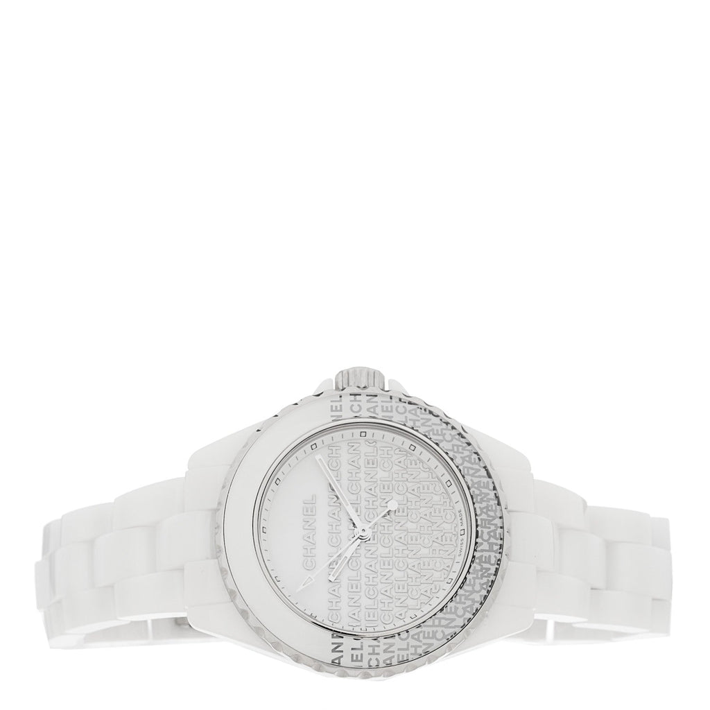 Stainless Steel Ceramic 33mm J12 Wanted de Chanel Limited Edition Quartz Watch White