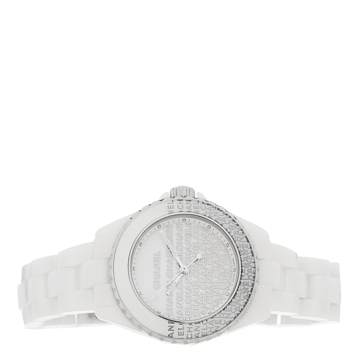 Stainless Steel Ceramic 33mm J12 Wanted de Chanel Limited Edition Quartz Watch White