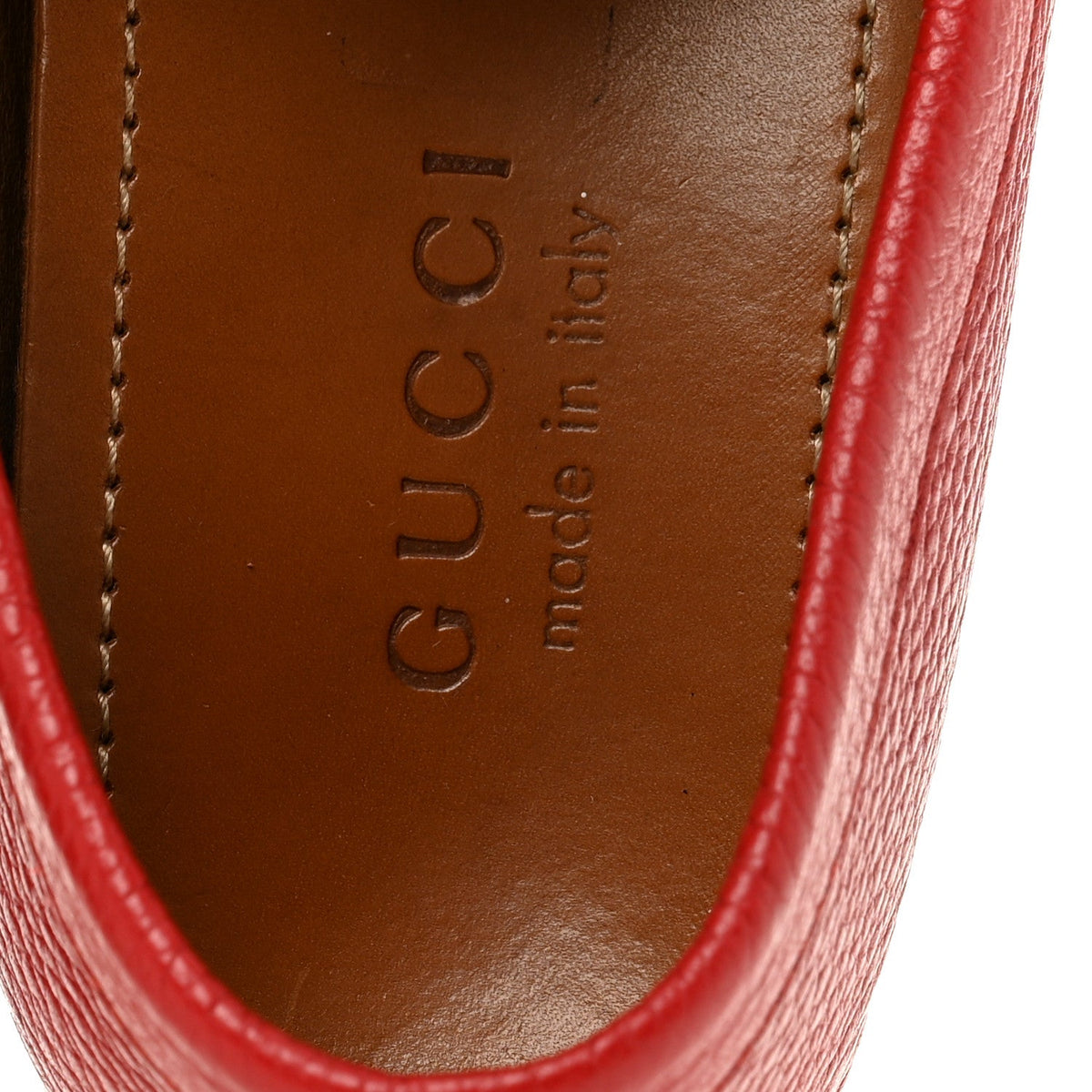Road Calfskin Web Mens Horsebit Driver Loafers 6.5 Rosso