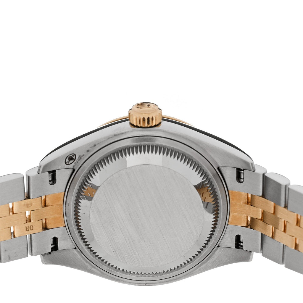 Stainless Steel 18K Yellow Gold Diamond 28mm Oyster Perpetual Datejust Watch Champagne Star 279173