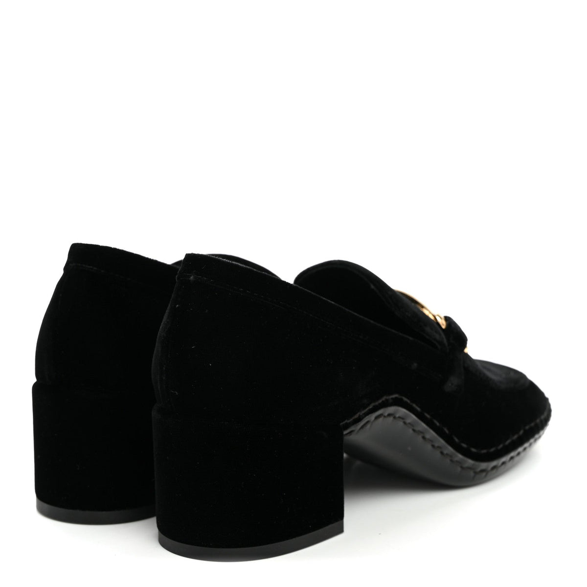 Velvet Metal CC Loafers 38 Black