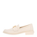 Calfskin Camellia CC Loafers 39.5 Ivory