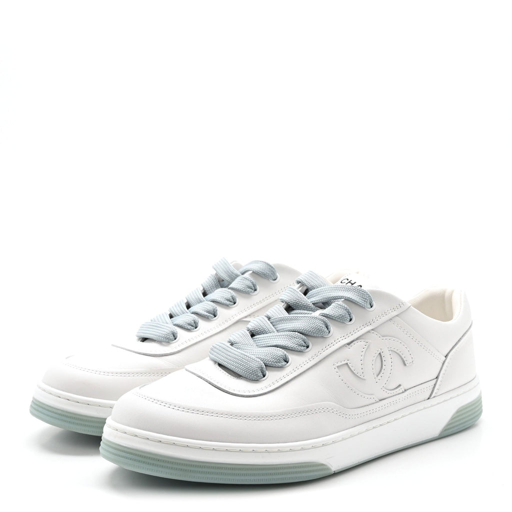 Kidskin Womens CC Sneakers 38.5 White