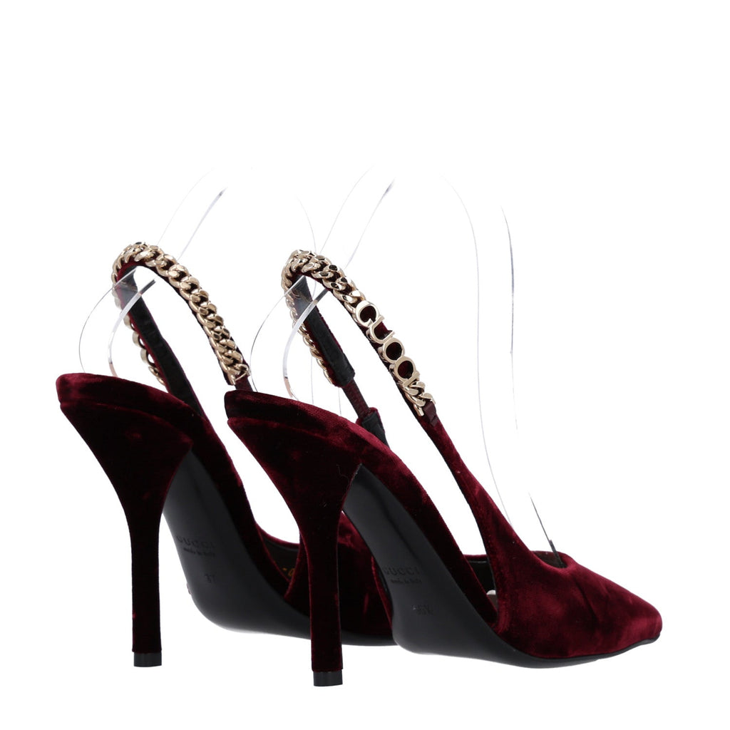 Velvet Crystal Nappa Charlotte Slingback Pumps 36.5 New Vineyard