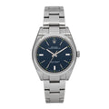 Stainless Steel 39mm Oyster Perpetual Watch Blue 114300
