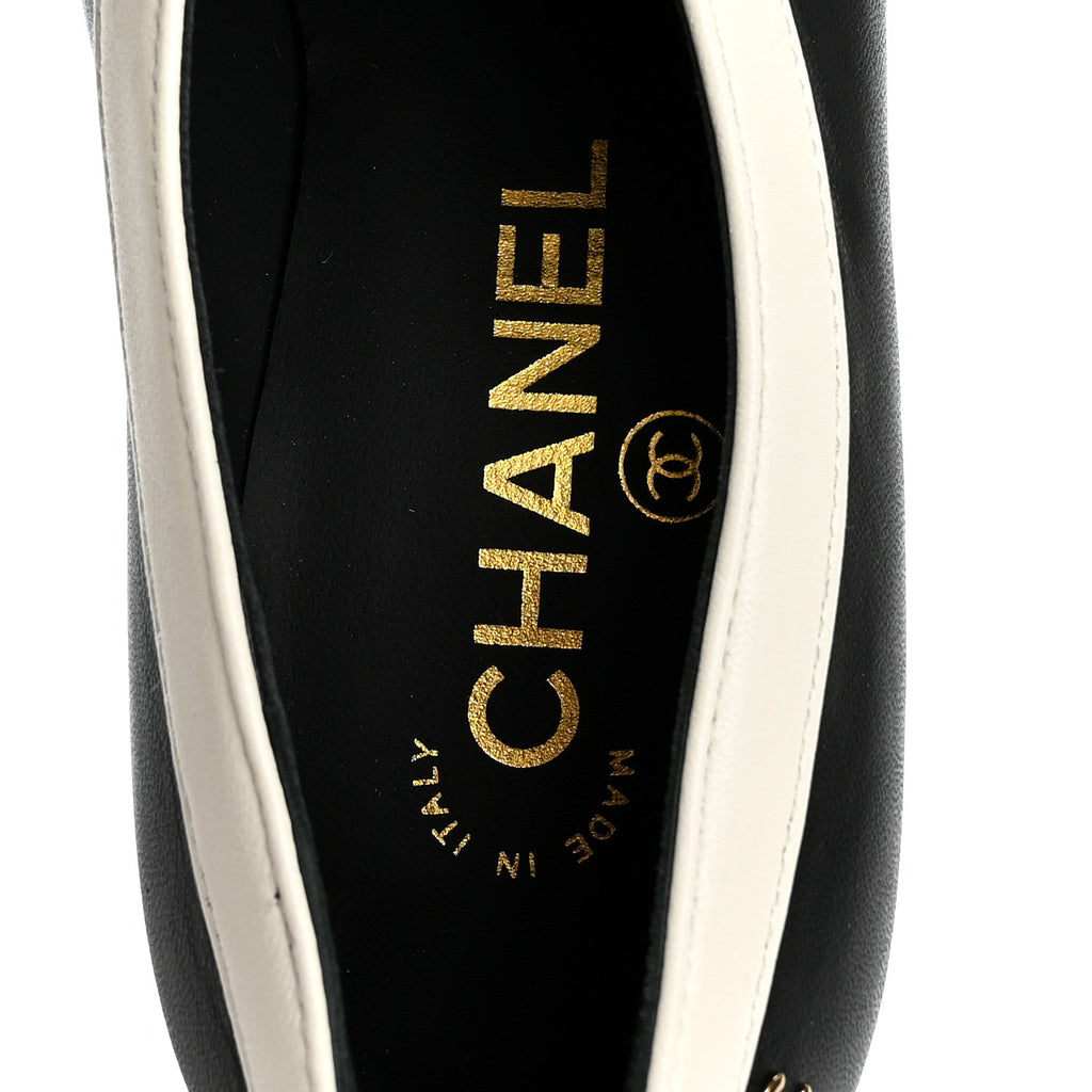 Lambskin Pumps 35.5 Black Ivory