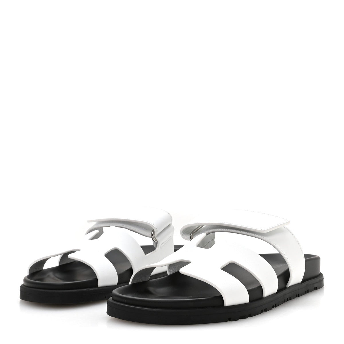 Calfskin Womens Chypre Sandals 37.5 White