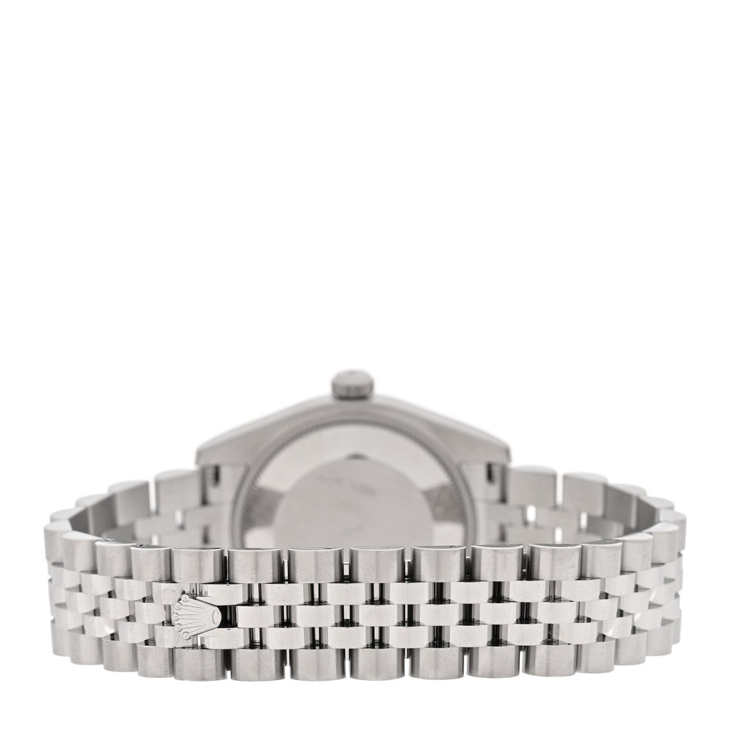 Stainless Steel 18K White Gold Diamond 31mm Oyster Perpetual Datejust Watch Silver 178274