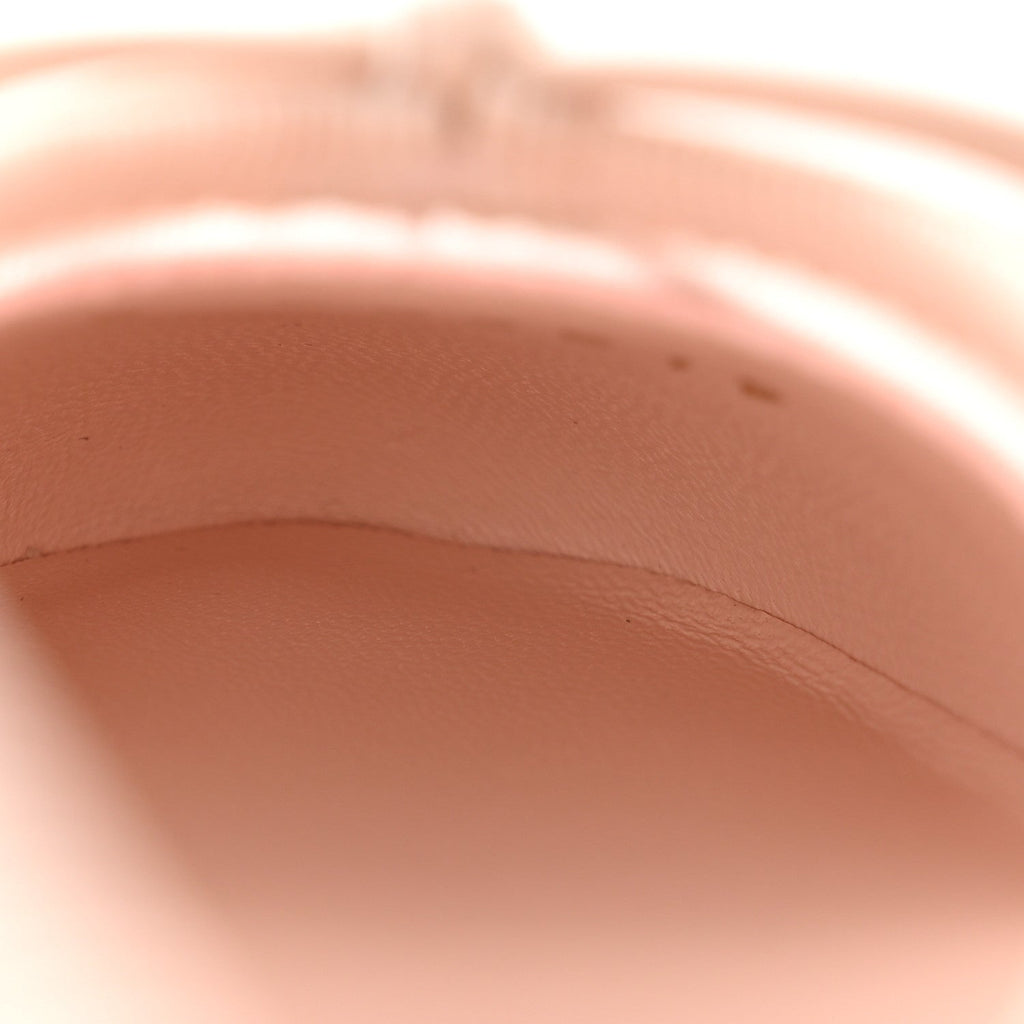 Mesh Grosgrain CC Cap Toe Ballerina Flats 37 Light Pink Dark Pink