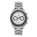 Stainless Steel 44mm Speedmaster Racing Co-Axial Master Chronometer Chronograph Automatic Watch White 329.30.44.51.04.001