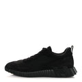 Technical Mesh Suede Goatskin Bouncing Sneakers 43 Black
