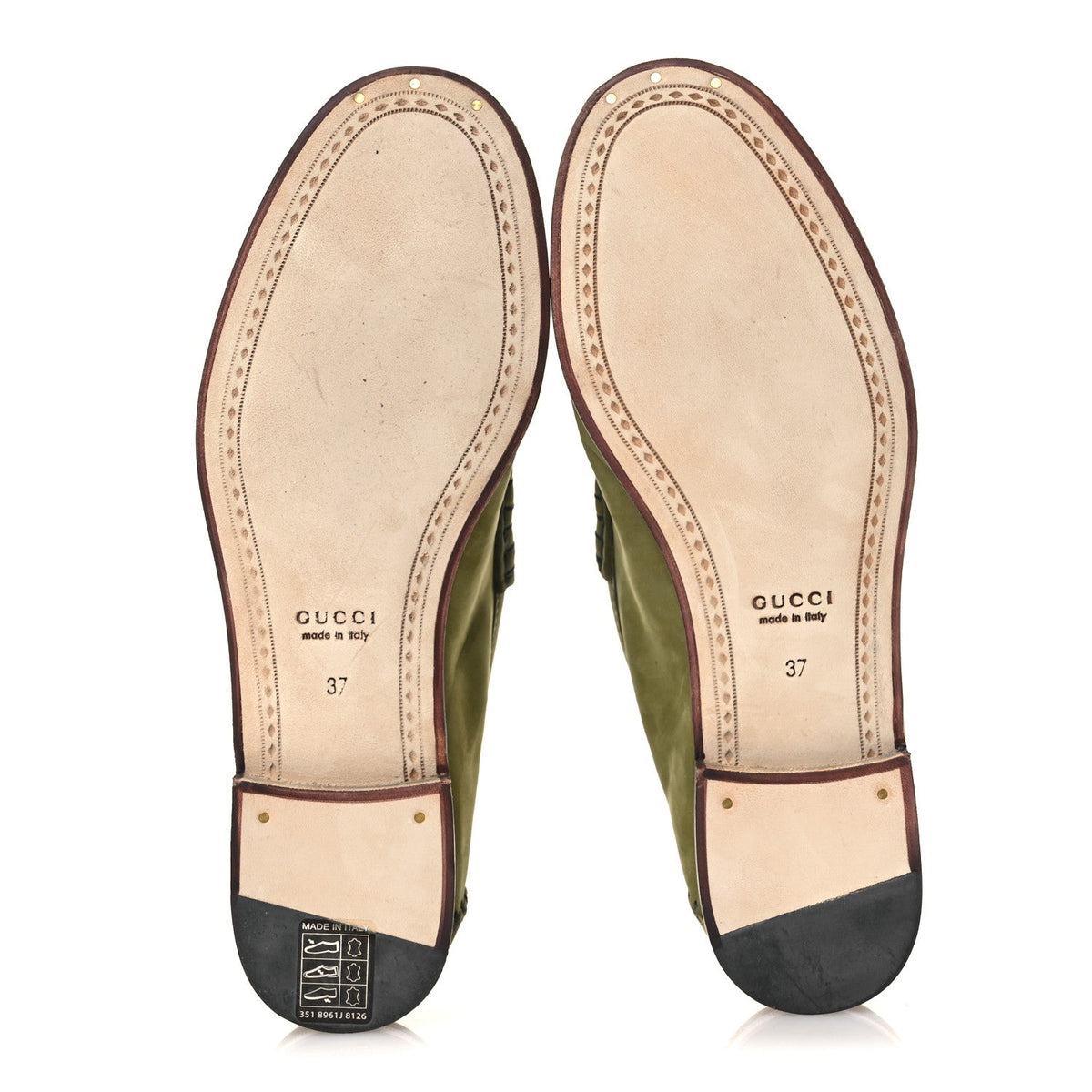 Nubuck Womens Horsebit Loafers 37 Herbs Light Green