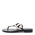 Metallic Chevre Velours Womens Egerie Sandals 39 Black Or Rose