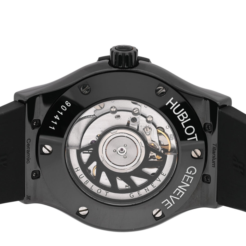 Ceramic Rubber 42mm Classic Fusion Black Magic Automatic Watch Black 542.CM.1770.RX