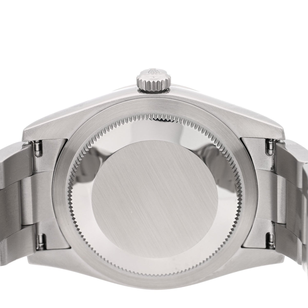 Stainless Steel 34mm Oyster Perpetual Watch Silver 124200
