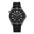 Stainless Steel Rubber 42mm Seamaster Diver 300M Co-Axial Master Chronometer Automatic Watch Black 210.32.42.20.01.001