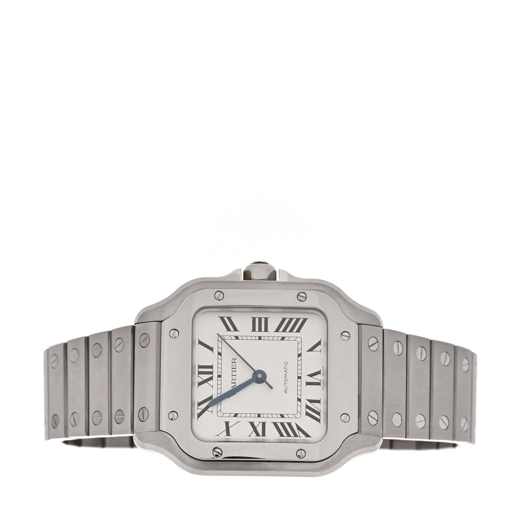 Stainless Steel 35mm Santos de Cartier Automatic Watch